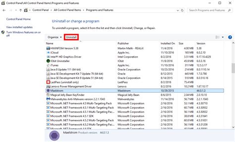 How to Uninstall an Application on Wind.
